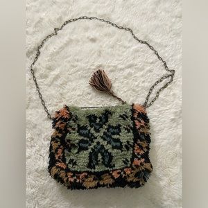 Grace & Lace Shag Bag Clutch, NEW